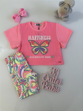Conjunto Blusa e Shorts Kukiê