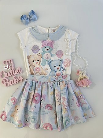 Conjunto Blusa e Saia YOYO