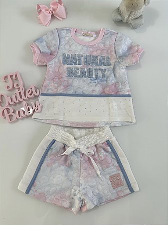 Conjunto Blusa e Shorts Petit Cherie