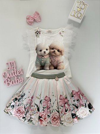 Conjunto Blusa e Saia YOYO