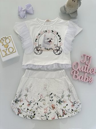 Conjunto Blusa e Saia YOYO