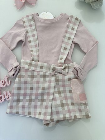 Conjunto de Salopete Petit Cherie