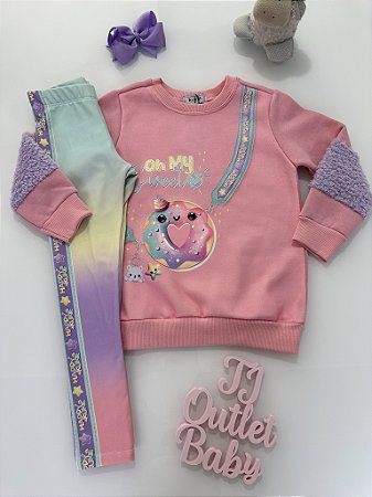 Conjunto Blusa e Calça kukiê
