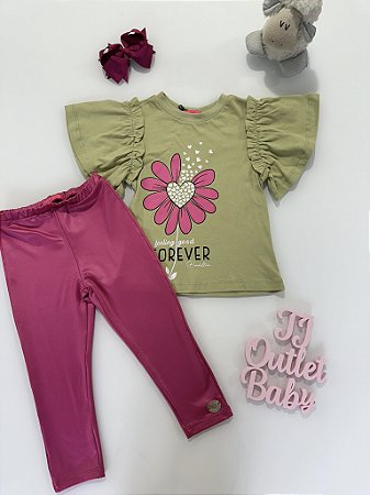 Connjunto Blusa e Calça Bambollina