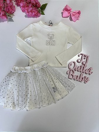 Conjunto Blusa e Saia Bambollina
