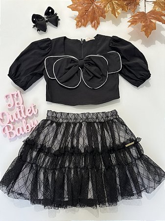 Conjunto Blusa e Saia Bambollina