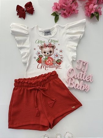 Conjunto Blusa e Shorts Kukiê