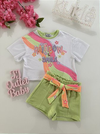 Conjunto Blusa e Shorts Kukiê