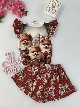 Conjunto Blusa e Shorts YOYO