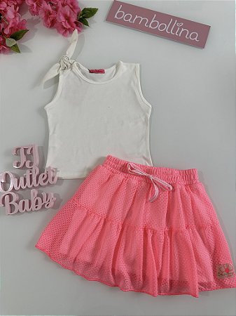 Conjunto Blusa e Saia Bambollina
