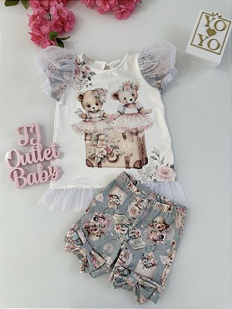 Conjunto Blusa e Shorts YOYO