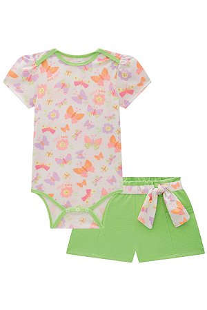 Conjunto Body e Shorts Kukiê
