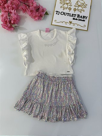 Conjunto Blusa e Saia Cínti