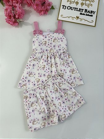 Conjunto Blusa e Shorts Cíntí