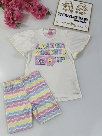 Conjunto Blusa e Shorts Cíntí