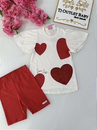 Conjunto Blusa e Shorts Cíntí