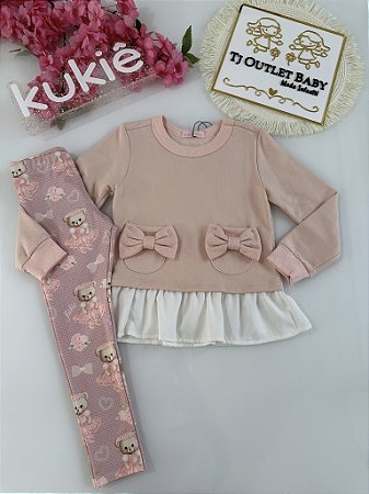 Conjunto Blusa e Calça kukiê