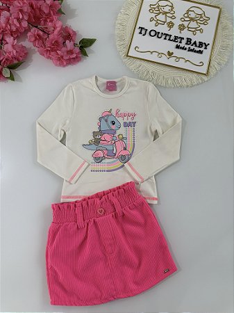 Conjunto Blusa e Saia Cínti