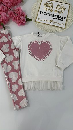 Conjunto Blusa e Calça Bambollina