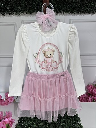 Conjunto Blusa e Saia Kukiê