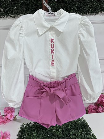 Conjunto Camisa e Shorts Kukiê