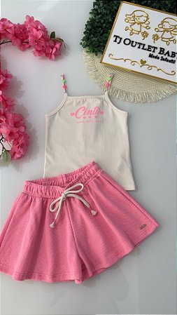 Conjunto Blusa e Shorts Cinti