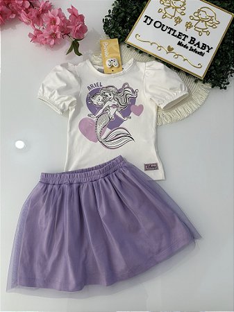 Conjunto Blusa e Saia Bimbi