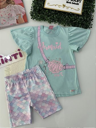 Conjunto Blusa e Shorts Cinti