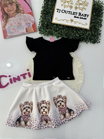 Conjunto Blusa e Saia Cínti