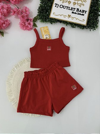 Conjunto Regata e Shorts Bimbi