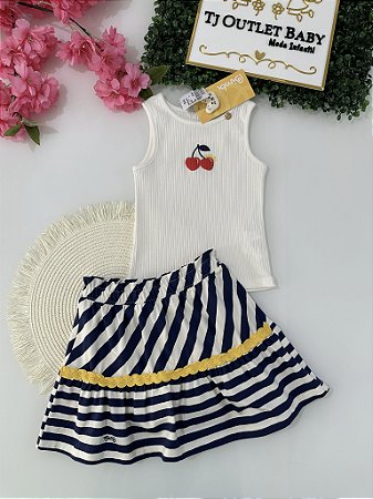 Conjunto Regata e Saia Bimbi