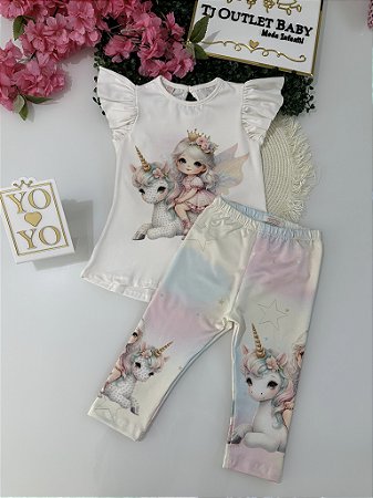 Conjunto Blusa e Capri YOYO