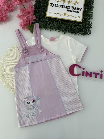 Conjunto Jardineira Cinti