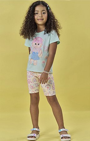 Conjunto Blusa e Shorts Kukiê