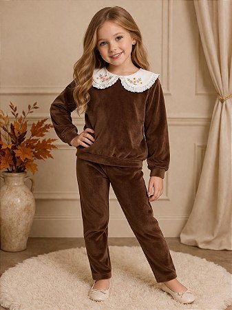 Conjunto Blusa e Calça Bambollina