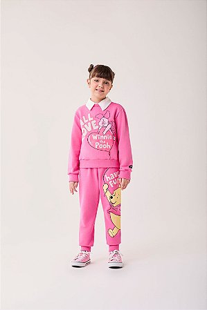 Conjunto Winnie e Pooh Calça e Blusa Bimbi