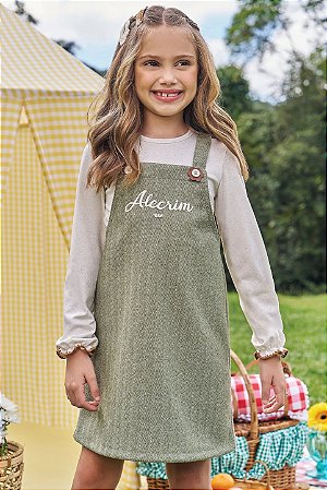 Conjunto Blusa e Salopete Kukiê