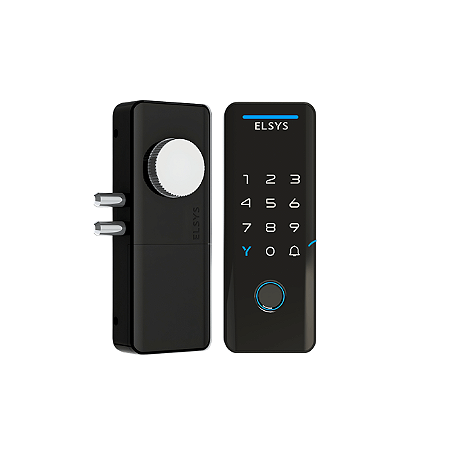 FECHADURA COM BIOMETRIA , TAG , CONTROLE REMOTO E APLICATIVO TECNO ELSYS