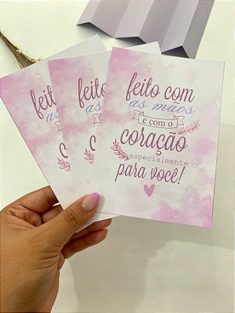 Flyer cartão postal motivacional 10x14cm