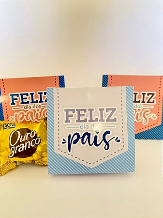 Cinta porta bombom - Dia dos Pais