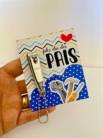 Card com cortador de unha - Dia dos Pais