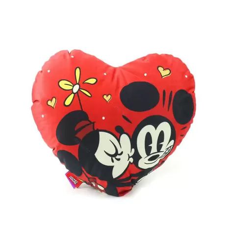 Almofada Coração Mickey e Minnie