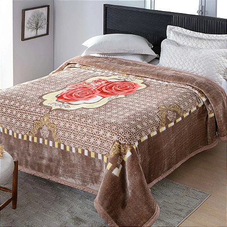 Cobertor Casal Jolitex Raschel Plus 1,80 x 2,20 metros Baltico