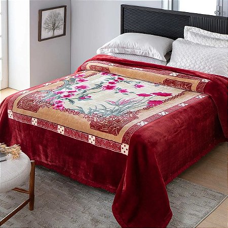 Cobertor Casal Jolitex Raschel Plus 1,80 x 2,20 metros Adriatico
