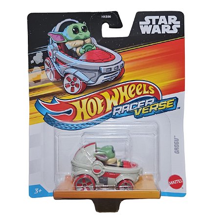 Carrinho Hot Wheels Racer Verse Singles 1:64 Original HKB86 Baby Yoda Grogu