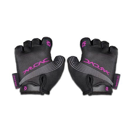 Par Luvas Ciclismo Meio Dedo Dvorak D8203 Bike Rosa P