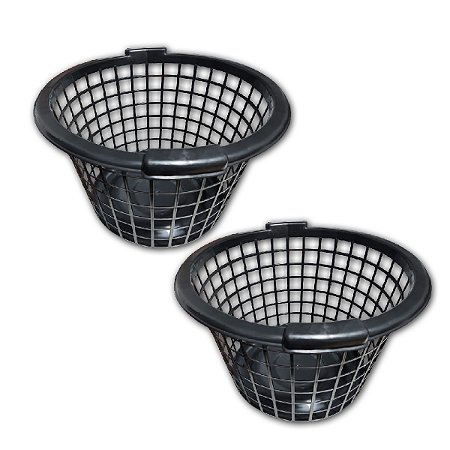 Kit 2 Cestos Roupa Multiuso Organizador Roupeiro Telado 20L