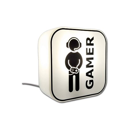 Luminária Box Gamer