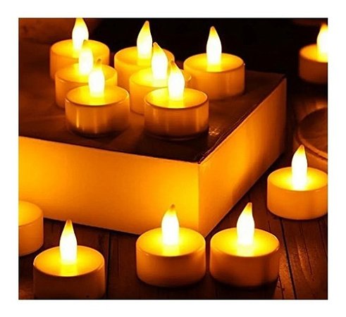 Kit 12 velas led