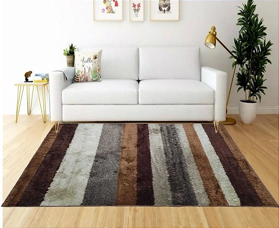 Tapete 1,50x2,00 Capucino Listrado